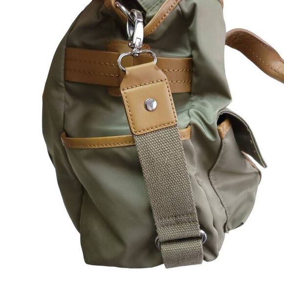 Perry Mackin Zoey Diaper Bag Olive New No Accessories Shoulder Strap Baby - Picture 7 of 13